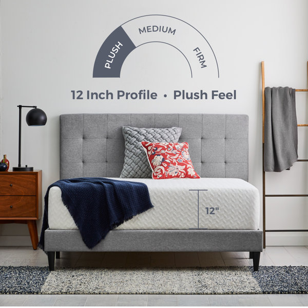 Wayfair Sleep™ 12" Plush Memory Foam Mattress & Reviews Wayfair